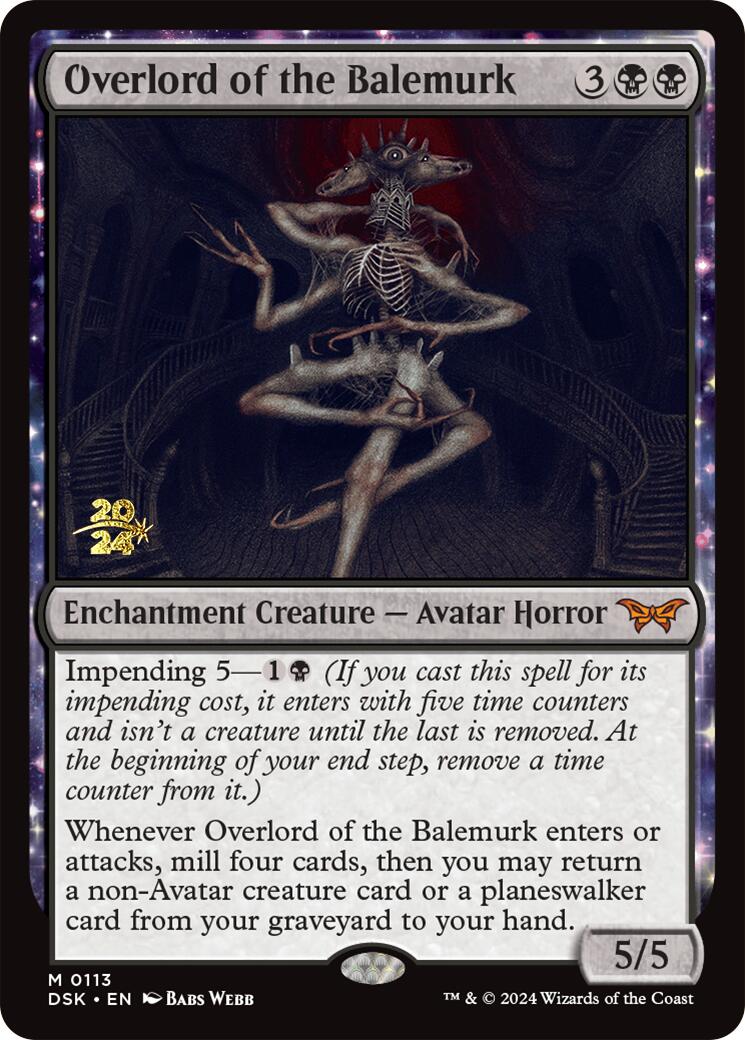 Overlord of the Balemurk [Duskmourn: House of Horror Prerelease Promos] | Rook's Games and More