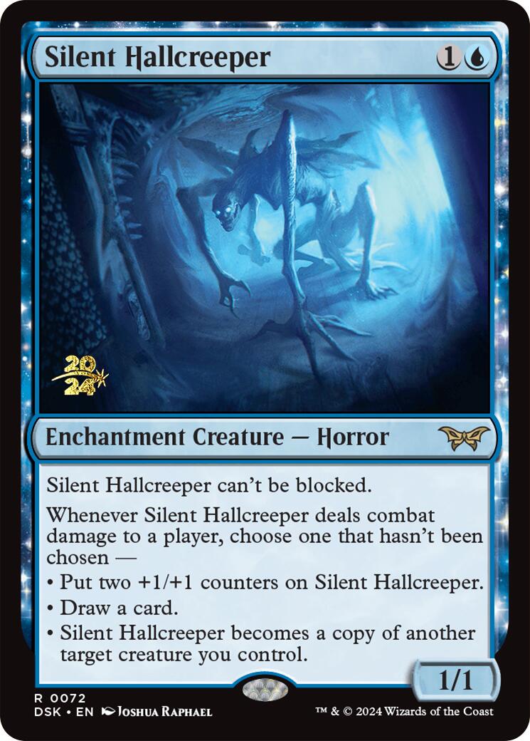 Silent Hallcreeper [Duskmourn: House of Horror Prerelease Promos] | Rook's Games and More