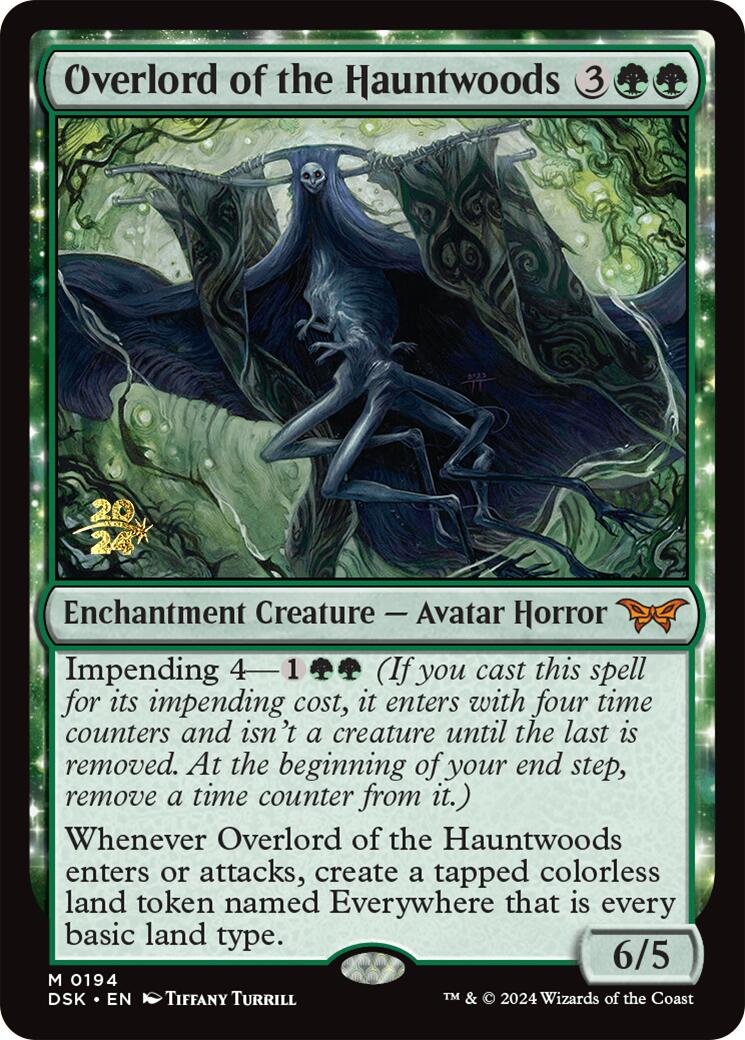 Overlord of the Hauntwoods [Duskmourn: House of Horror Prerelease Promos] | Rook's Games and More