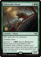 Balustrade Wurm [Duskmourn: House of Horror Prerelease Promos] | Rook's Games and More