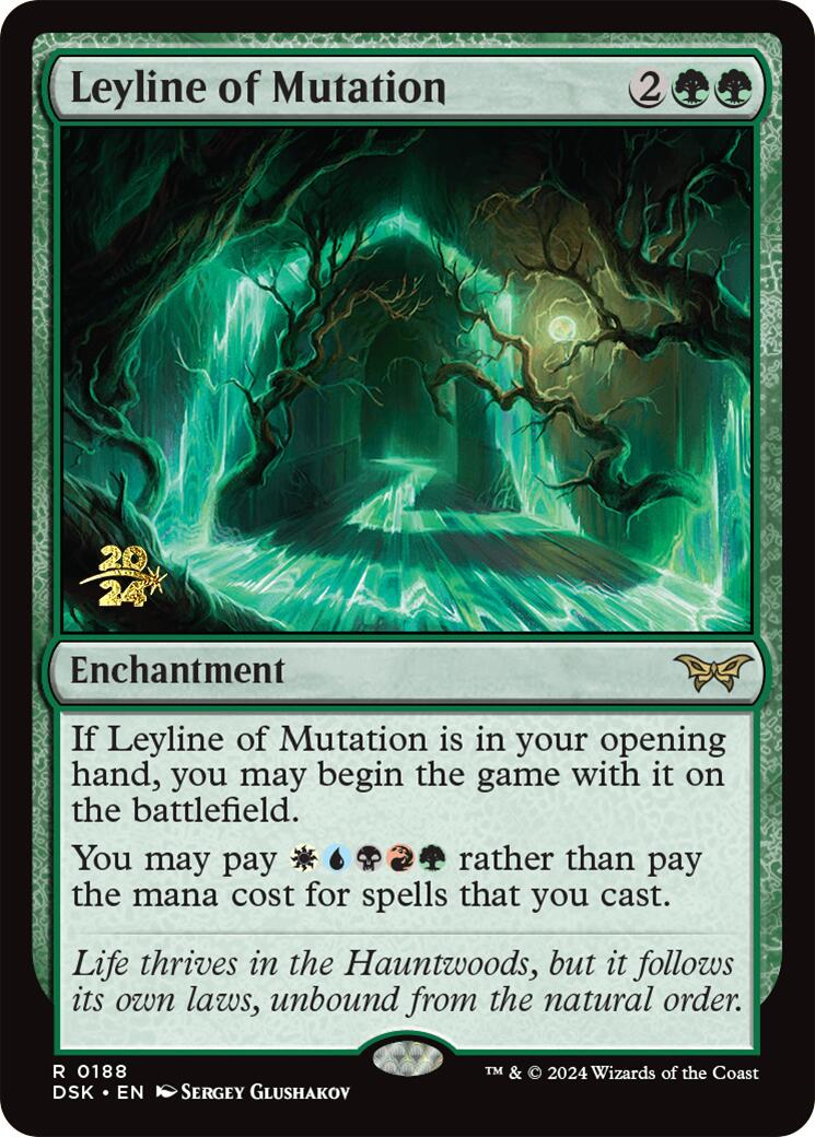 Leyline of Mutation [Duskmourn: House of Horror Prerelease Promos] | Rook's Games and More