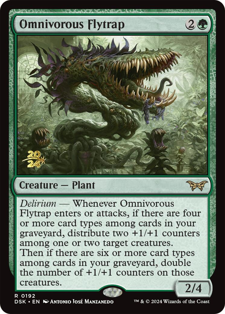 Omnivorous Flytrap [Duskmourn: House of Horror Prerelease Promos] | Rook's Games and More