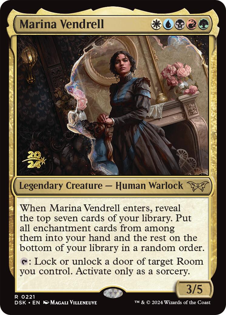 Marina Vendrell [Duskmourn: House of Horror Prerelease Promos] | Rook's Games and More