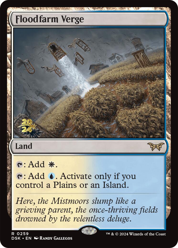 Floodfarm Verge [Duskmourn: House of Horror Prerelease Promos] | Rook's Games and More
