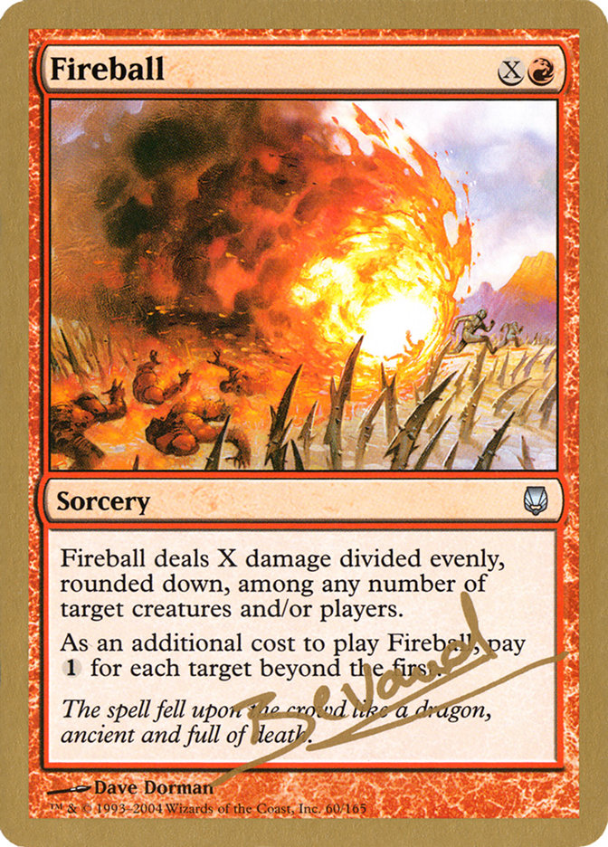 Fireball (Manuel Bevand) [World Championship Decks 2004] | Rook's Games and More
