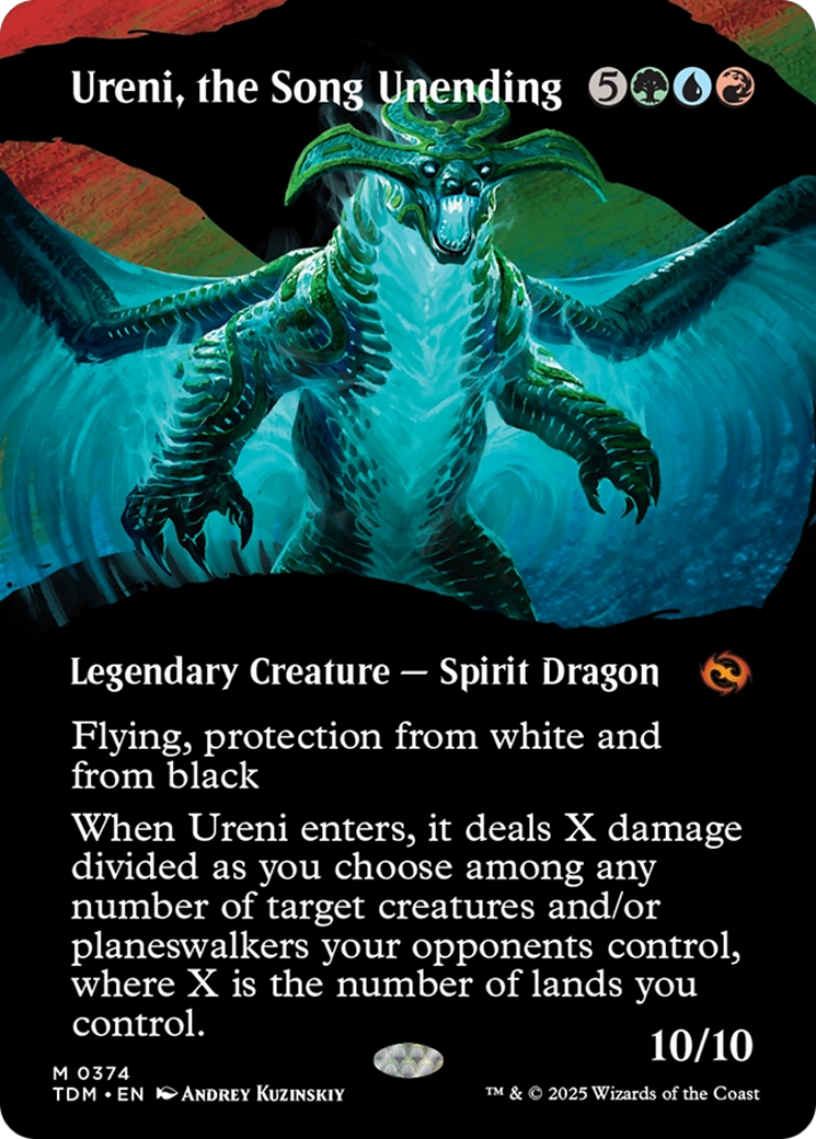 Ureni, the Song Unending (Borderless) [Tarkir: Dragonstorm] | Rook's Games and More