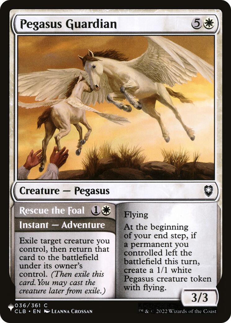 Pegasus Guardian [The List Reprints] | Rook's Games and More