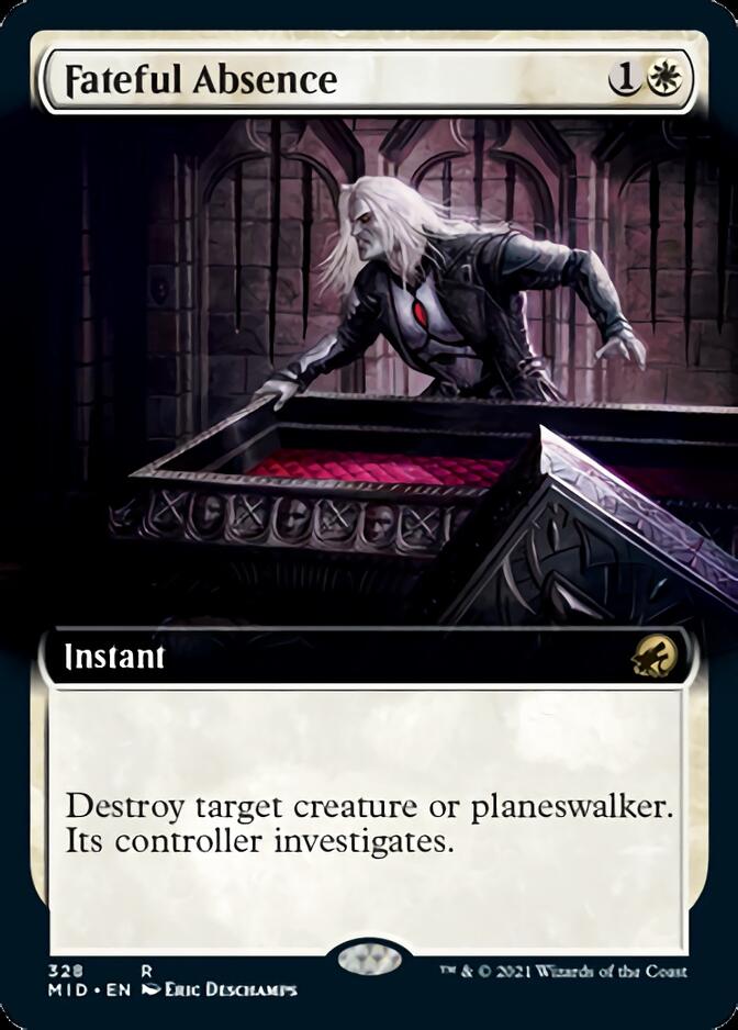 Fateful Absence (Extended Art) [Innistrad: Midnight Hunt] | Rook's Games and More