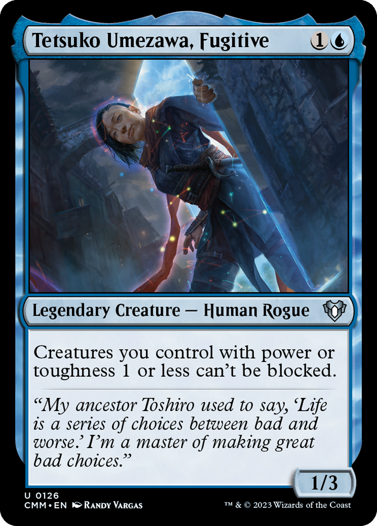 Tetsuko Umezawa, Fugitive [Commander Masters] | Rook's Games and More