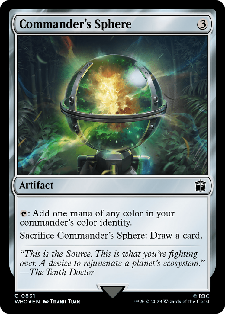 Commander's Sphere (Surge Foil) [Doctor Who] | Rook's Games and More