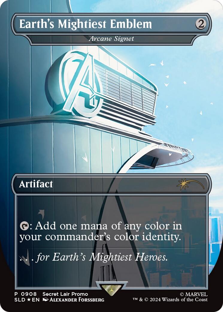Earth's Mightiest Emblem - Arcane Signet [Secret Lair Drop Series] | Rook's Games and More