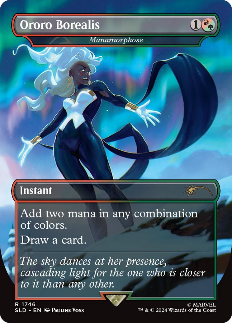 Ororo Borealis - Manamorphose (Rainbow Foil) [Secret Lair Drop Series] | Rook's Games and More