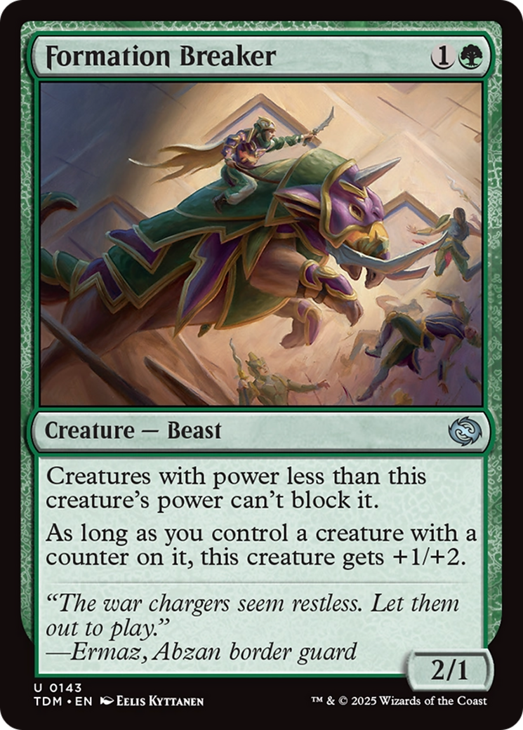 Formation Breaker [Tarkir: Dragonstorm] | Rook's Games and More