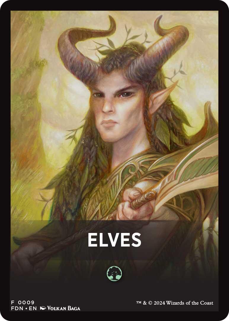 Elves Theme Card [Foundations Tokens] | Rook's Games and More