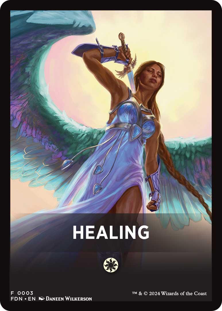 Healing Theme Card [Foundations Tokens] | Rook's Games and More