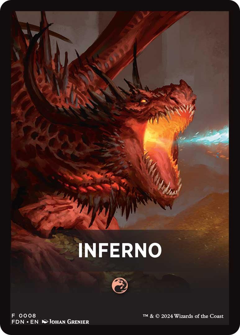 Inferno Theme Card [Foundations Tokens] | Rook's Games and More