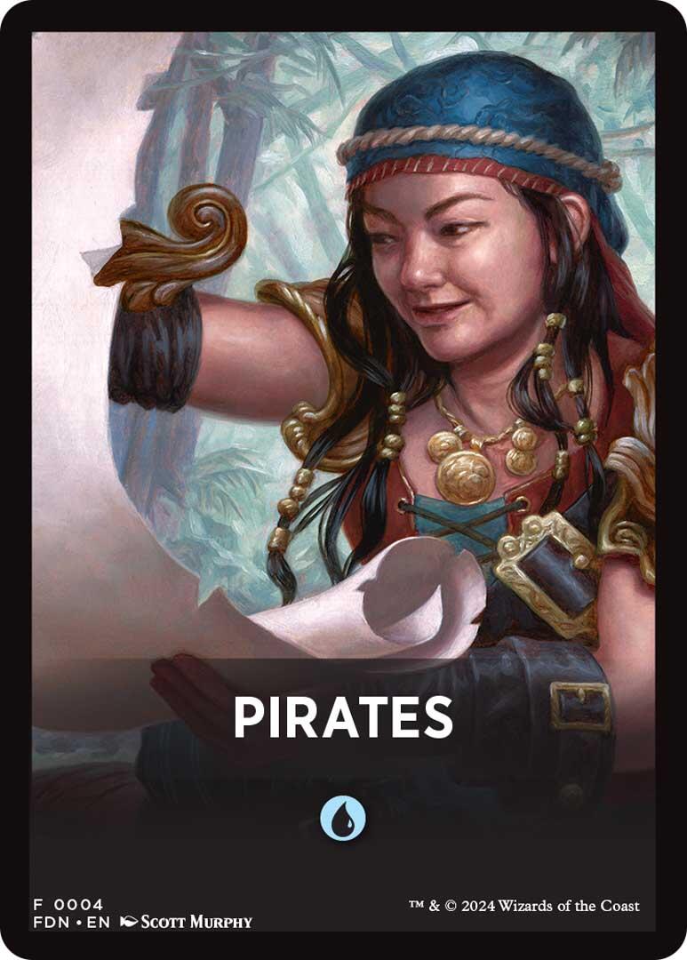 Pirates Theme Card [Foundations Tokens] | Rook's Games and More