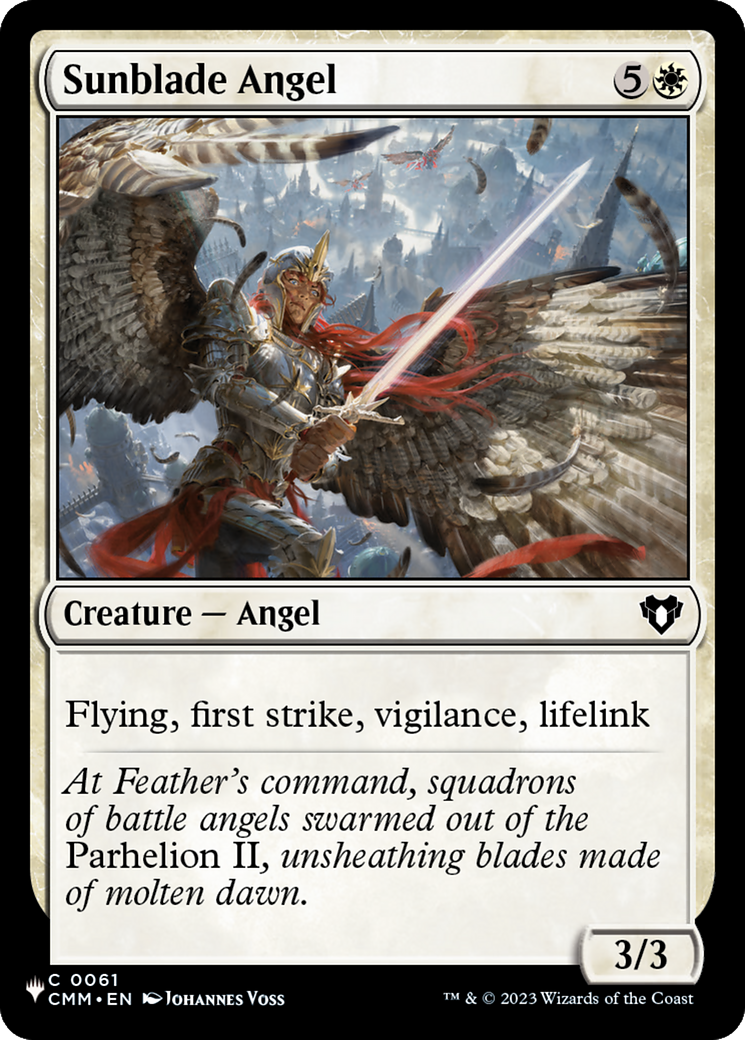 Sunblade Angel [The List Reprints] | Rook's Games and More