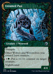 Hound Tamer // Untamed Pup (Showcase Equinox) [Innistrad: Midnight Hunt] | Rook's Games and More