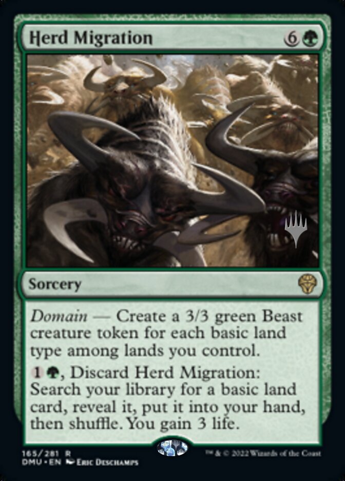 Herd Migration (Promo Pack) [Dominaria United Promos] | Rook's Games and More