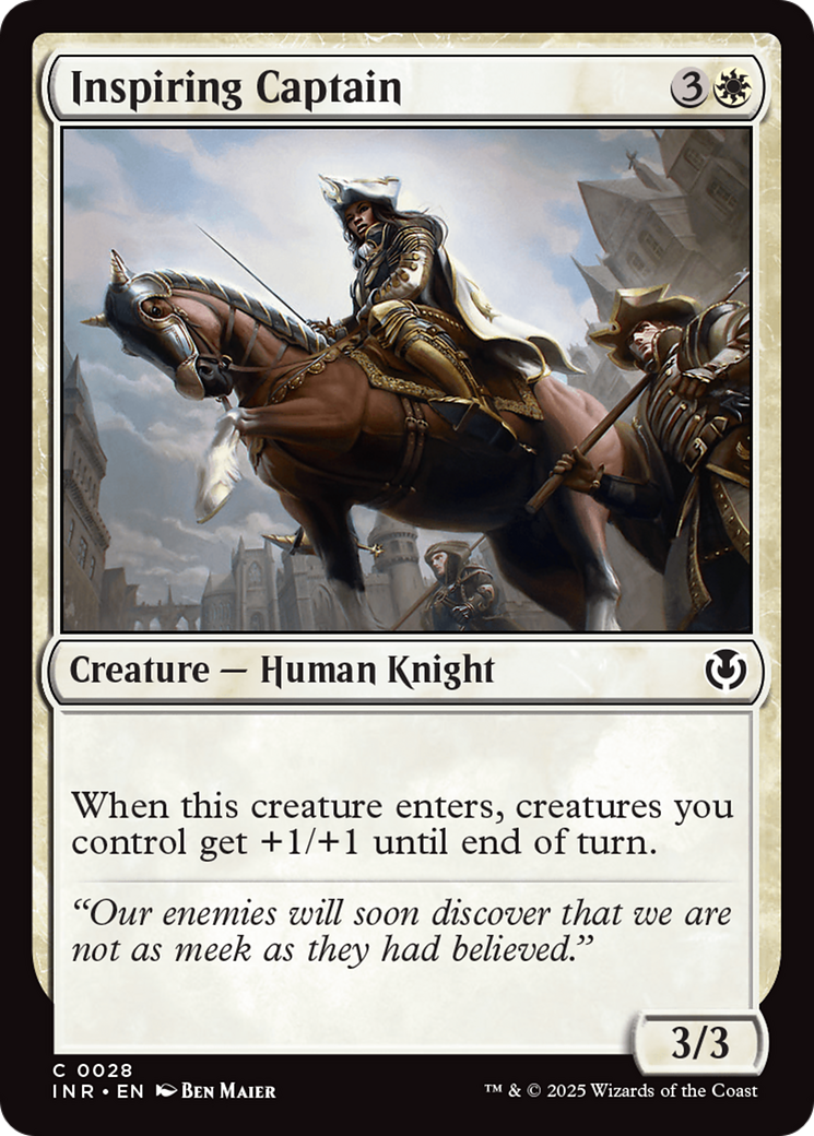 Inspiring Captain [Innistrad Remastered] | Rook's Games and More