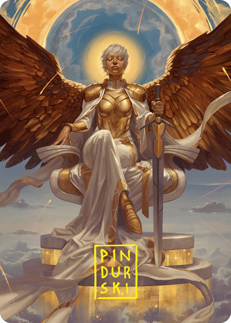 Herald of Eternal Dawn Art Card (27/54) (Gold-Stamped Signature) [Foundations Art Series] | Rook's Games and More