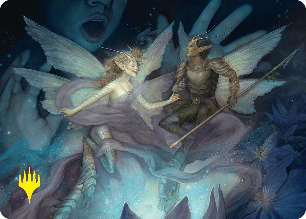 Faebloom Trick Art Card (6/54) (Gold-Stamped Signature) [Foundations Art Series] | Rook's Games and More