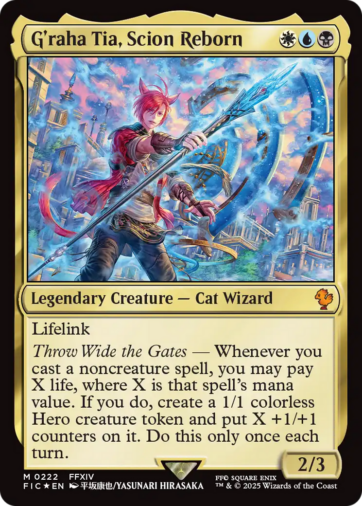 G'raha Tia, Scion Reborn (Surge Foil) [FINAL FANTASY Commander] | Rook's Games and More