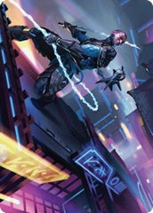 Kaito, Cunning Infiltrator Art Card (51/54) [Foundations Art Series]