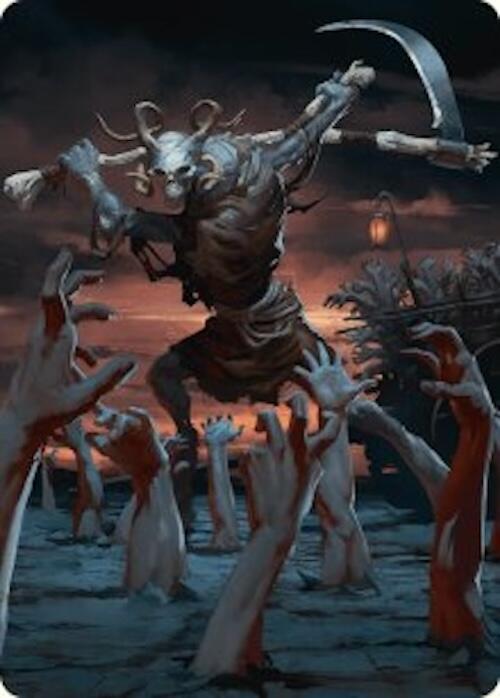 Abyssal Harvester Art Card (34/54) [Foundations Art Series] | Rook's Games and More