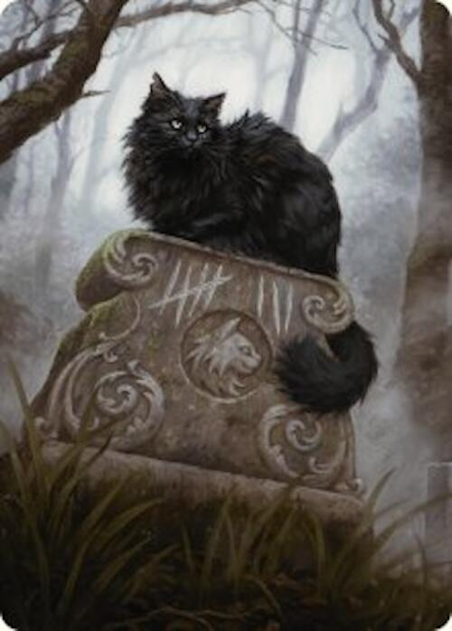 Nine-Lives Familiar 2 Art Card (36/54) [Foundations Art Series] | Rook's Games and More