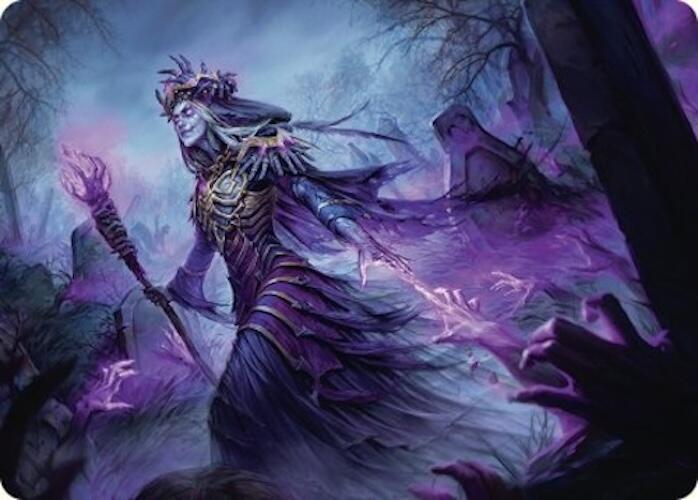 Zul Ashur, Lich Lord Art Card (10/54) [Foundations Art Series] | Rook's Games and More