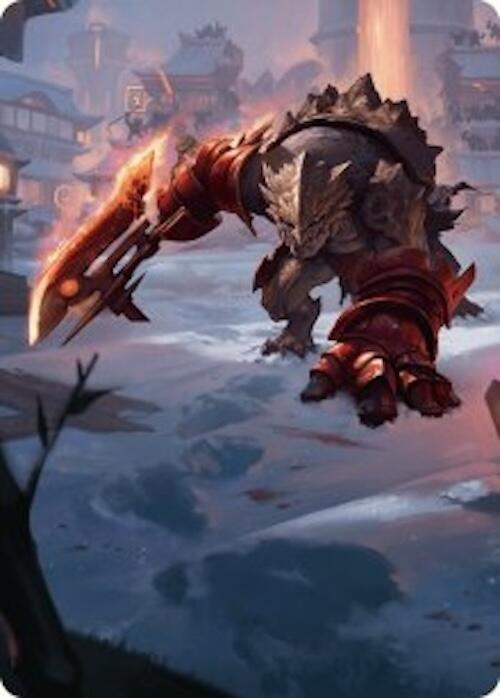 Searslicer Goblin Art Card (39/54) [Foundations Art Series] | Rook's Games and More