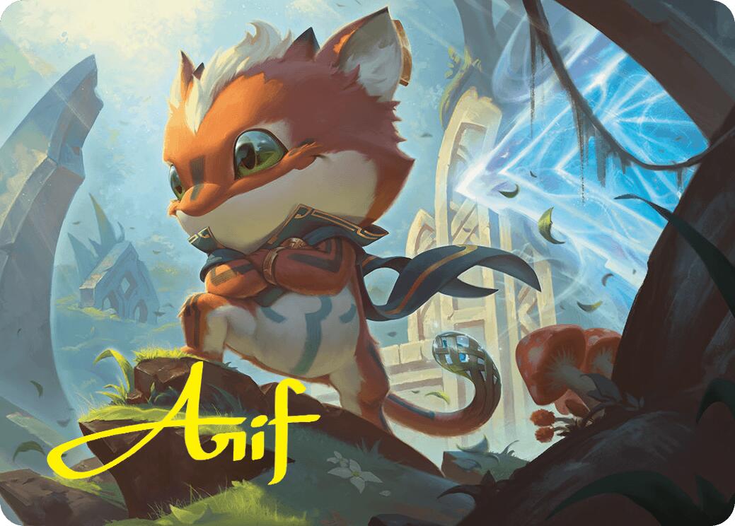 Loot, Exuberant Explorer Art Card (12/54) (Gold-Stamped Signature) [Foundations Art Series] | Rook's Games and More