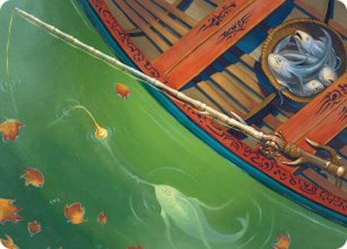 Fishing Pole Art Card (18/54) [Foundations Art Series] | Rook's Games and More