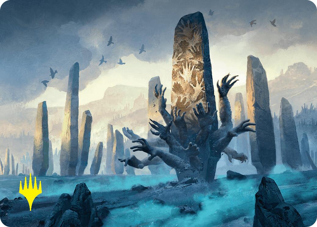 Soulstone Sanctuary Art Card (19/54) (Gold-Stamped Signature) [Foundations Art Series] | Rook's Games and More