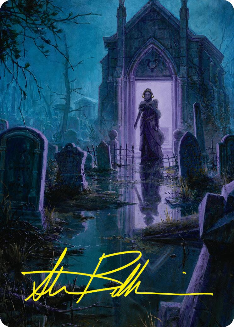 Swamp Art Card (23/54) (Gold-Stamped Signature) [Foundations Art Series] | Rook's Games and More
