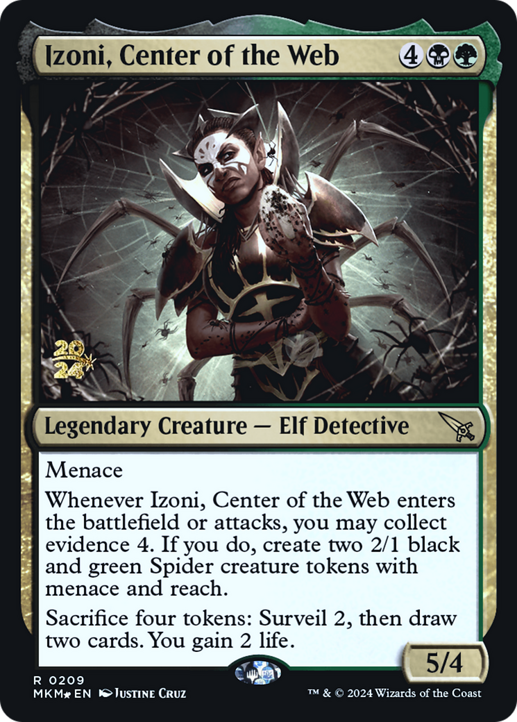 Izoni, Center of the Web [Murders at Karlov Manor Prerelease Promos] | Rook's Games and More