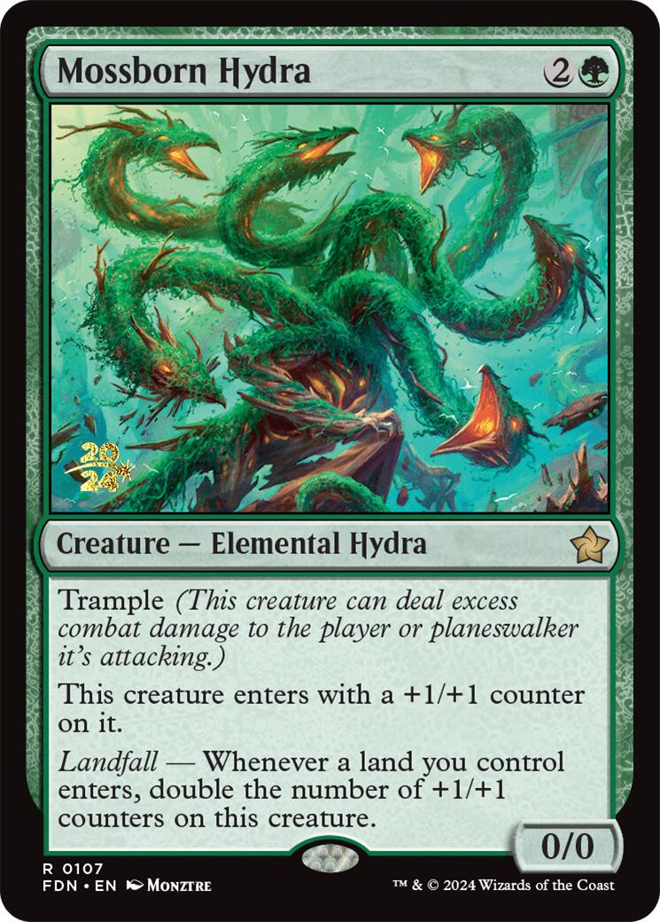 Mossborn Hydra [Foundations Prerelease Promos] | Rook's Games and More