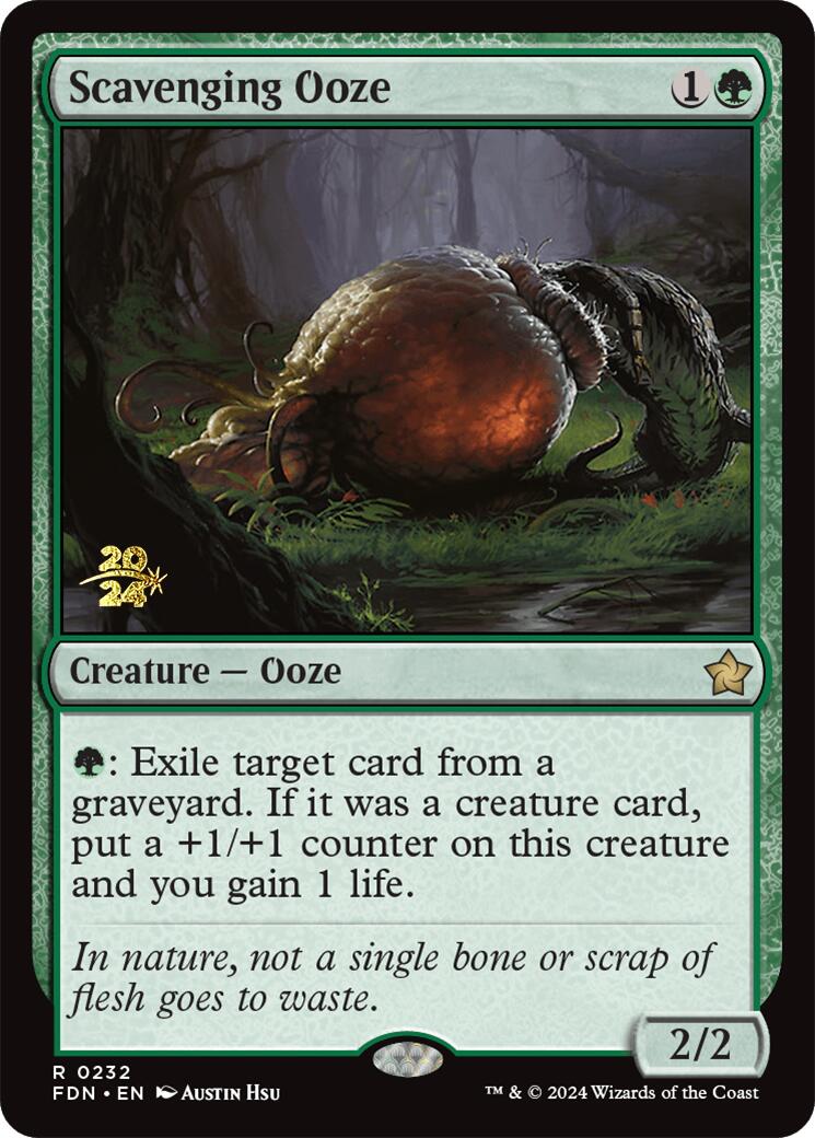 Scavenging Ooze [Foundations Prerelease Promos] | Rook's Games and More