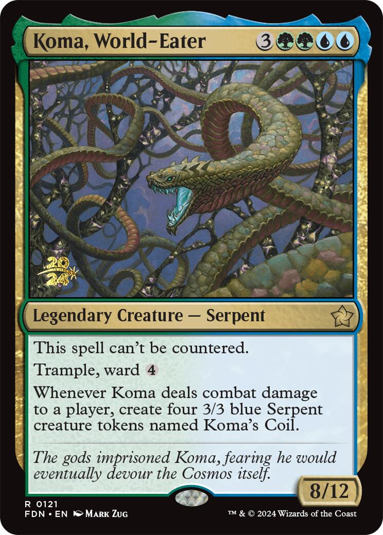 Koma, World-Eater [Foundations Prerelease Promos] | Rook's Games and More