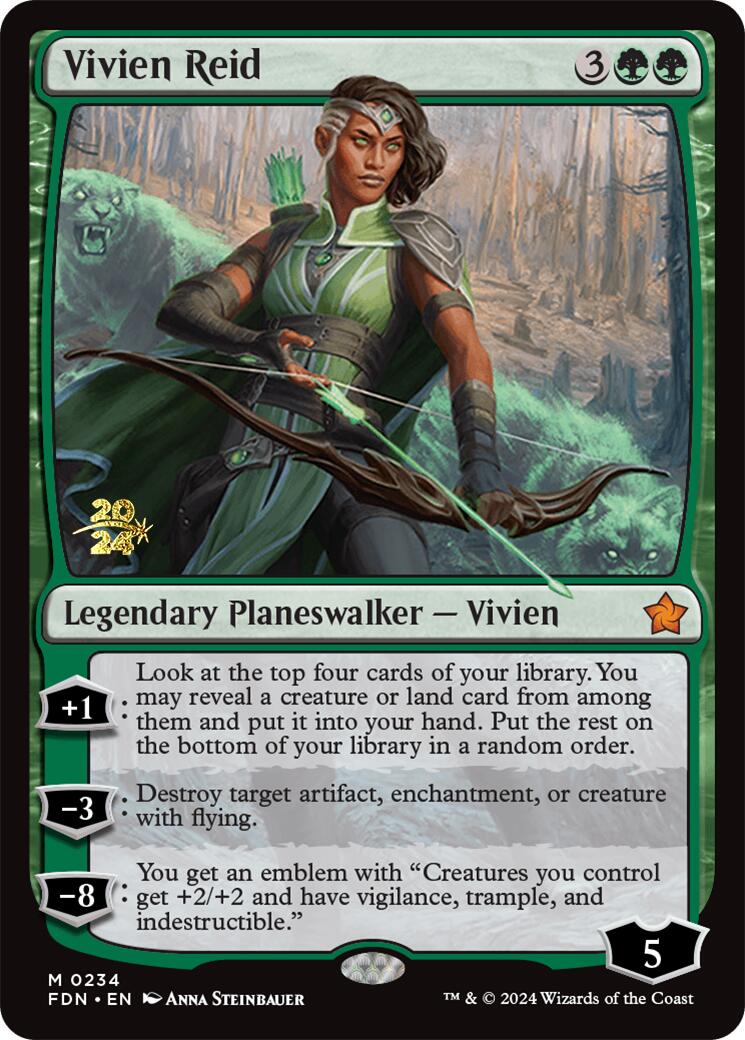 Vivien Reid [Foundations Prerelease Promos] | Rook's Games and More