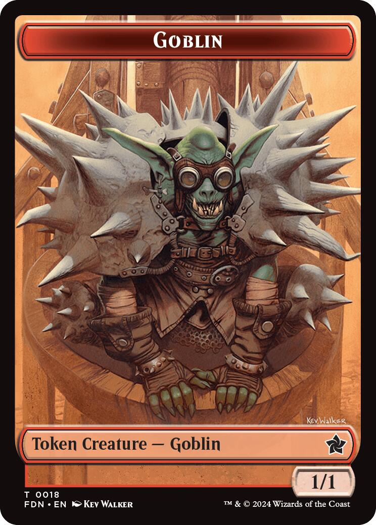 Drake // Goblin Doubled-Sided Token [Foundations Tokens] | Rook's Games and More