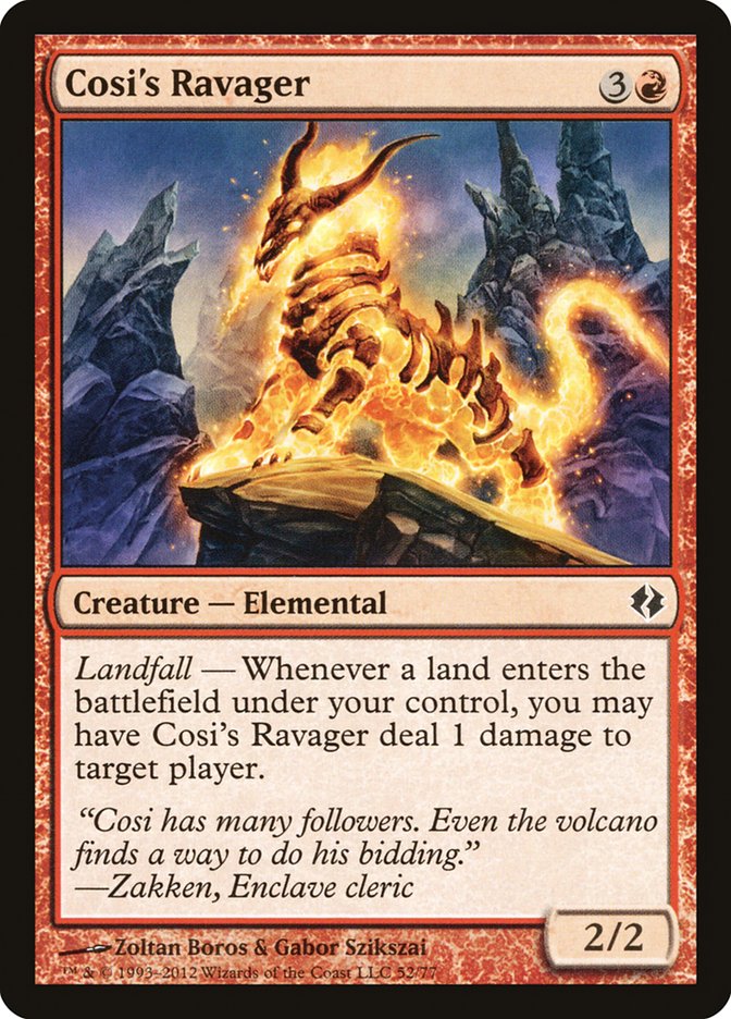 Cosi's Ravager [Duel Decks: Venser vs. Koth] | Rook's Games and More