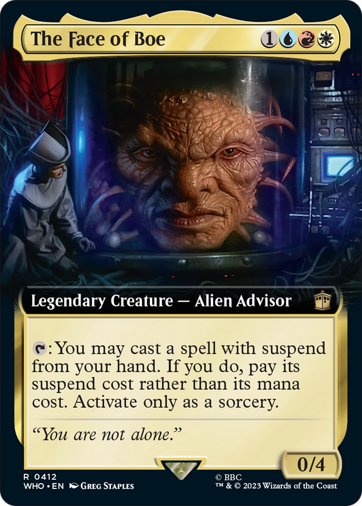 The Face of Boe (Extended Art) [Doctor Who] | Rook's Games and More