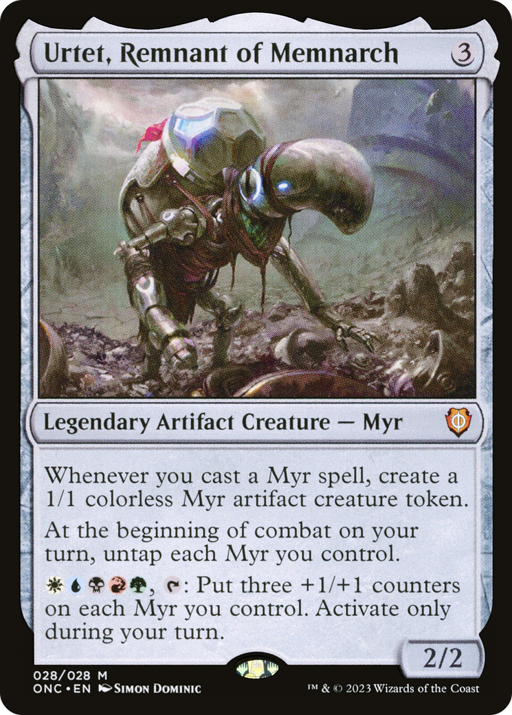 Urtet, Remnant of Memnarch [Phyrexia: All Will Be One Commander] | Rook's Games and More