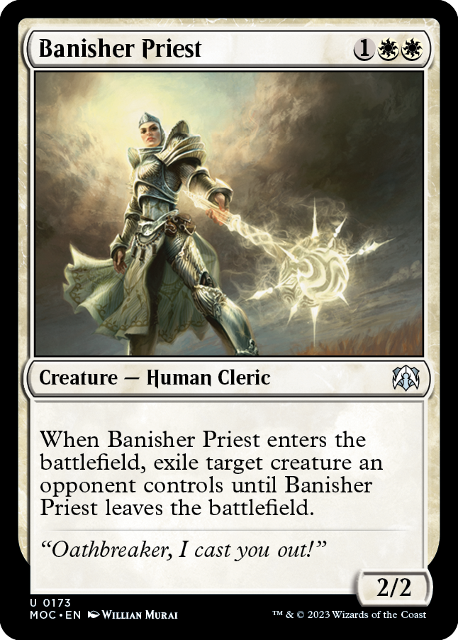 Banisher Priest [March of the Machine Commander] | Rook's Games and More