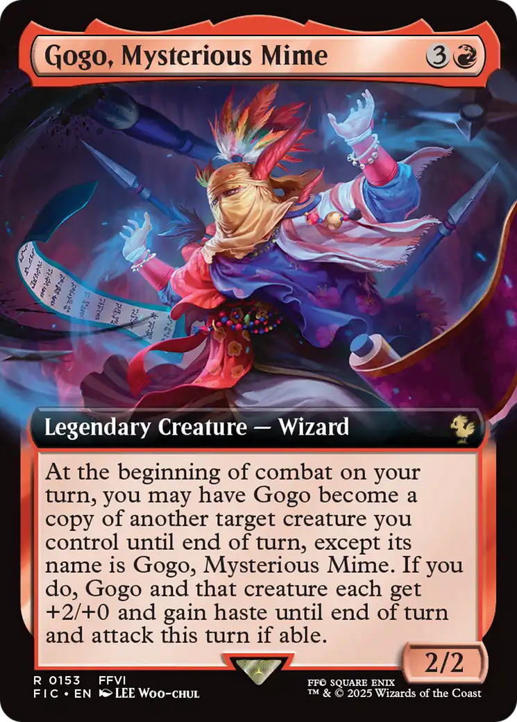 Gogo, Mysterious Mime (Extended Art) [FINAL FANTASY Commander] | Rook's Games and More