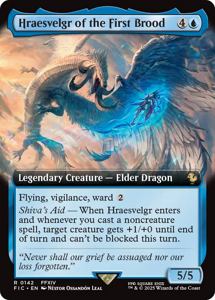 Hraesvelgr of the First Brood (Extended Art) [FINAL FANTASY Commander] | Rook's Games and More