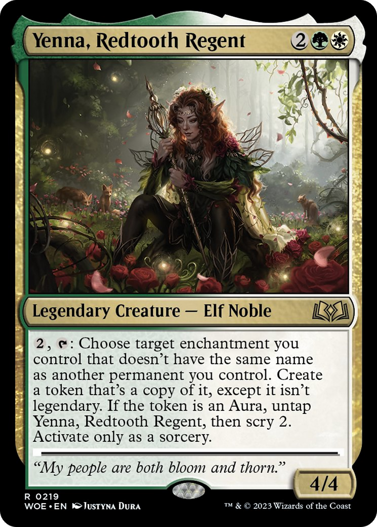 Yenna, Redtooth Regent [Wilds of Eldraine] | Rook's Games and More